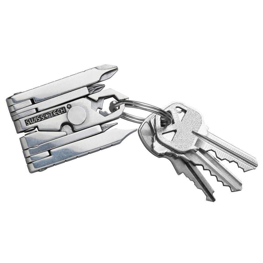 ST53100 Stainless Steel 19-in-1 Key Chain Multi Tool, Polished Finish (Single…