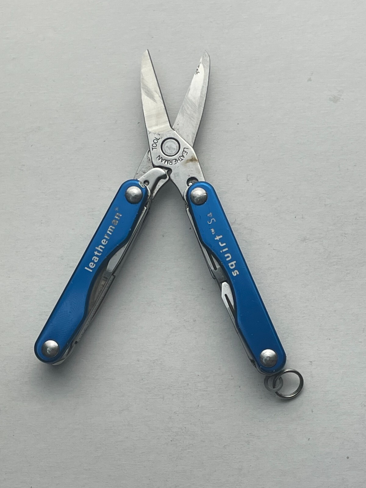 Leatherman Squirt S4 Stainless Steel Multitool Keychain – Parts or repair