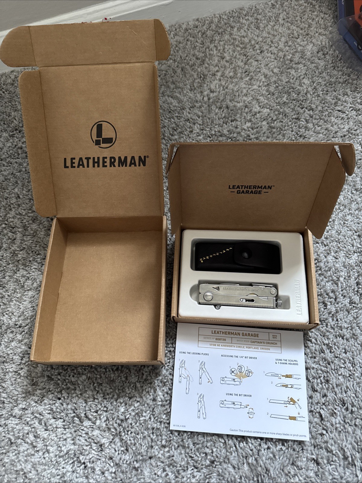 Leatherman Garage Batch 008 Captain’s Crunch Limited Edition Multi-Tool
