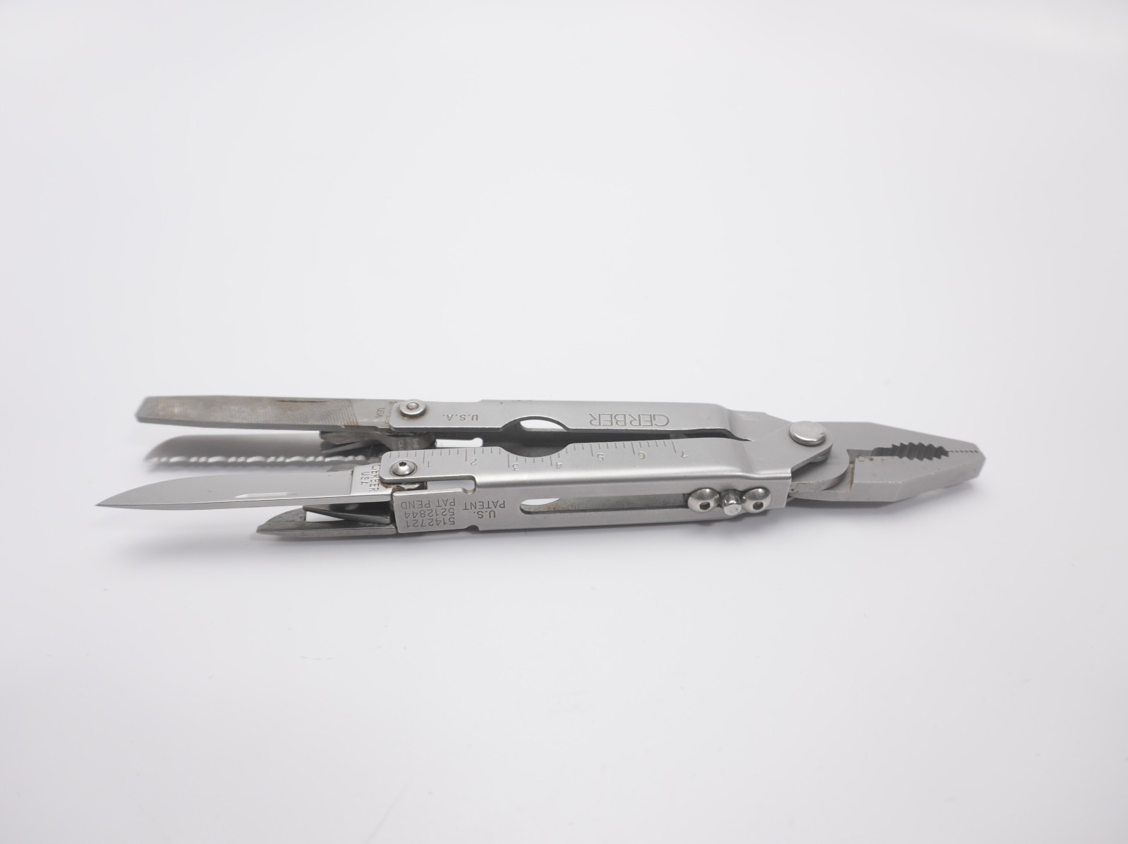 Vintage Gerber Multi Tool USA Blunt Nose Pliers Pat. 5142721 5212844 Stainless