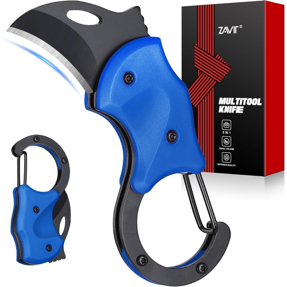 Small Pocket Knife Keychain Box Cutter EDC Gadget for Men Husband