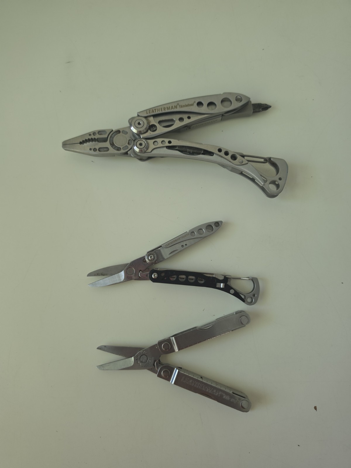 Lot Of 3 Leatherman-Skeletool/Style CS/Micra