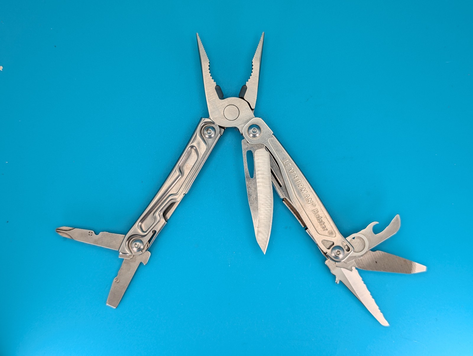 Leatherman Bolster 13 Tool Stainless Steel Multi-Tool!