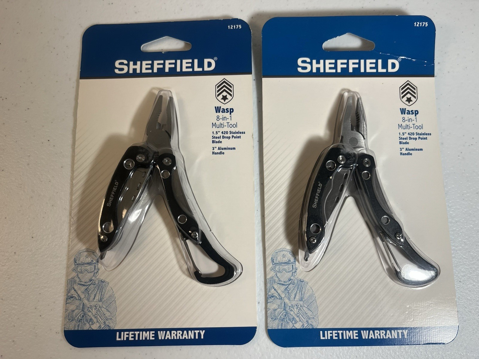 Sheffield Wasp 8-1 Multi-Tool (Lot of 2)