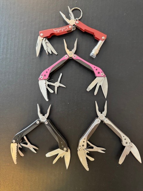 Set of (4) Cabela’s Multi-Tools with Sheaths