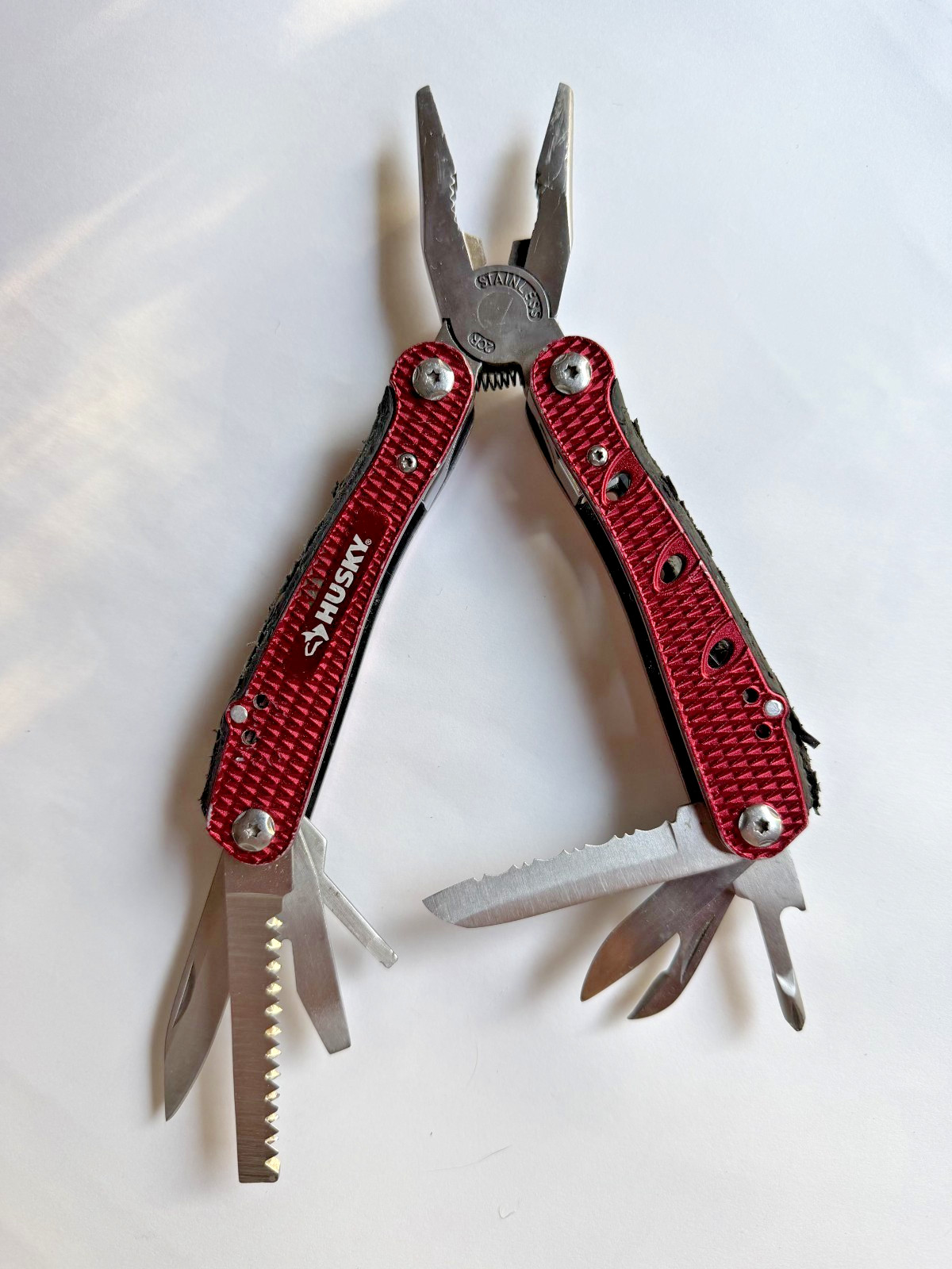 Lot of 3 Husky Multi-Tools, 13 or more tools per each Pocket Tool/Pocket Knife