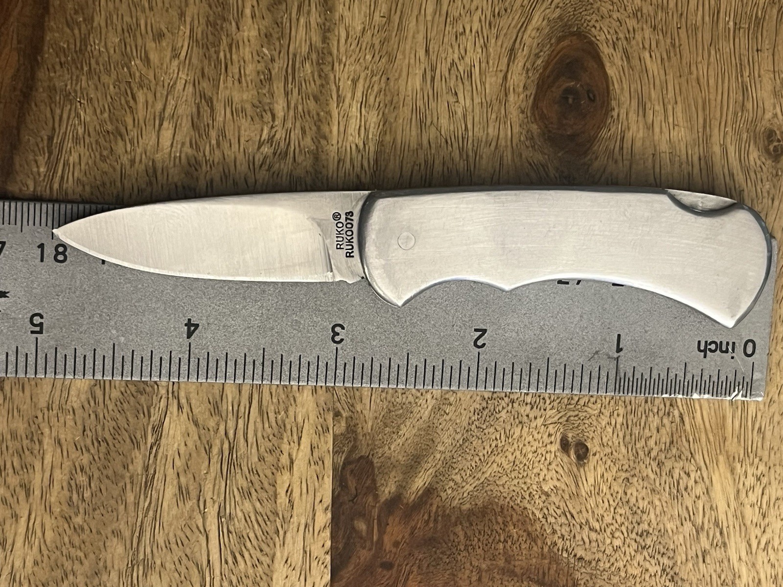 Ruko RUKO073 420 Stainless Steel Folding Utility Pocket Knife Very Solid ~TASKCo