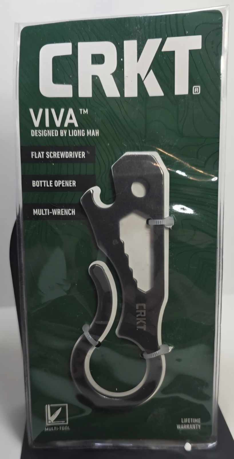 New CRKT VIVA Multi Tool Flat Screwdriver Bottle Opener Multi Wrench