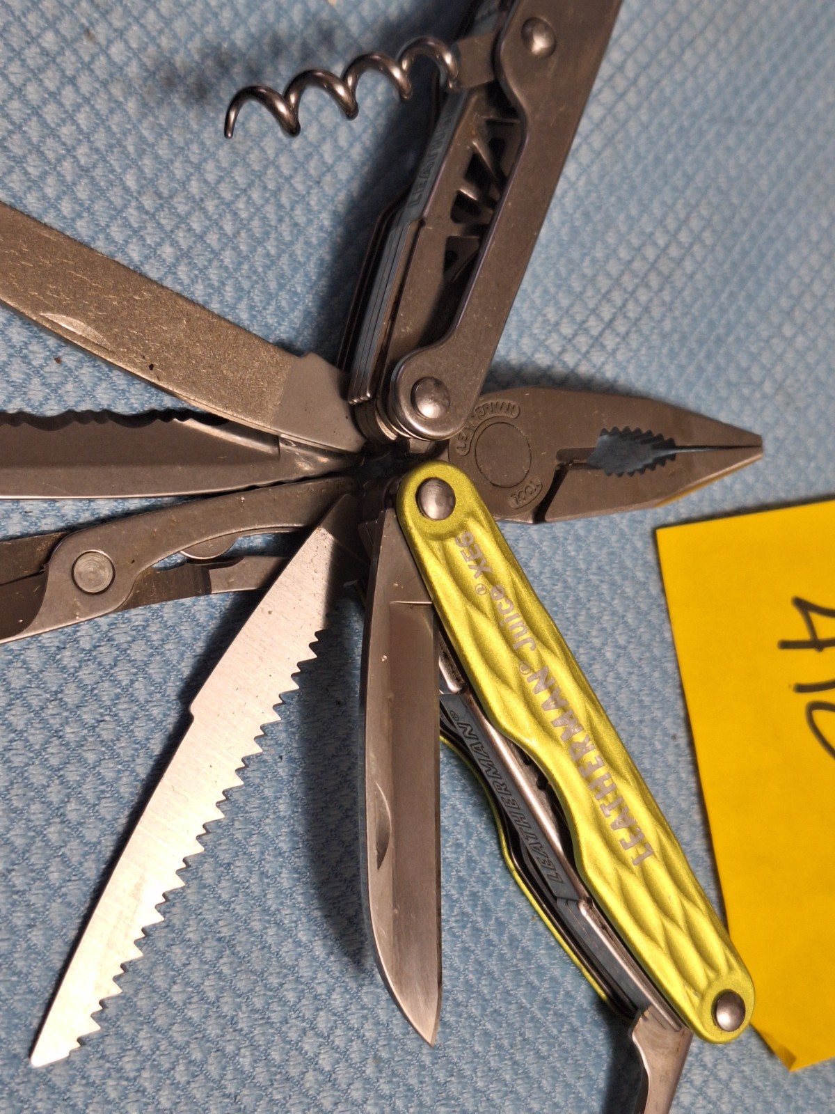 1 Leatherman MOSS GREEN XE6 JUICE Multi Tool FISHING NICE LOT 410