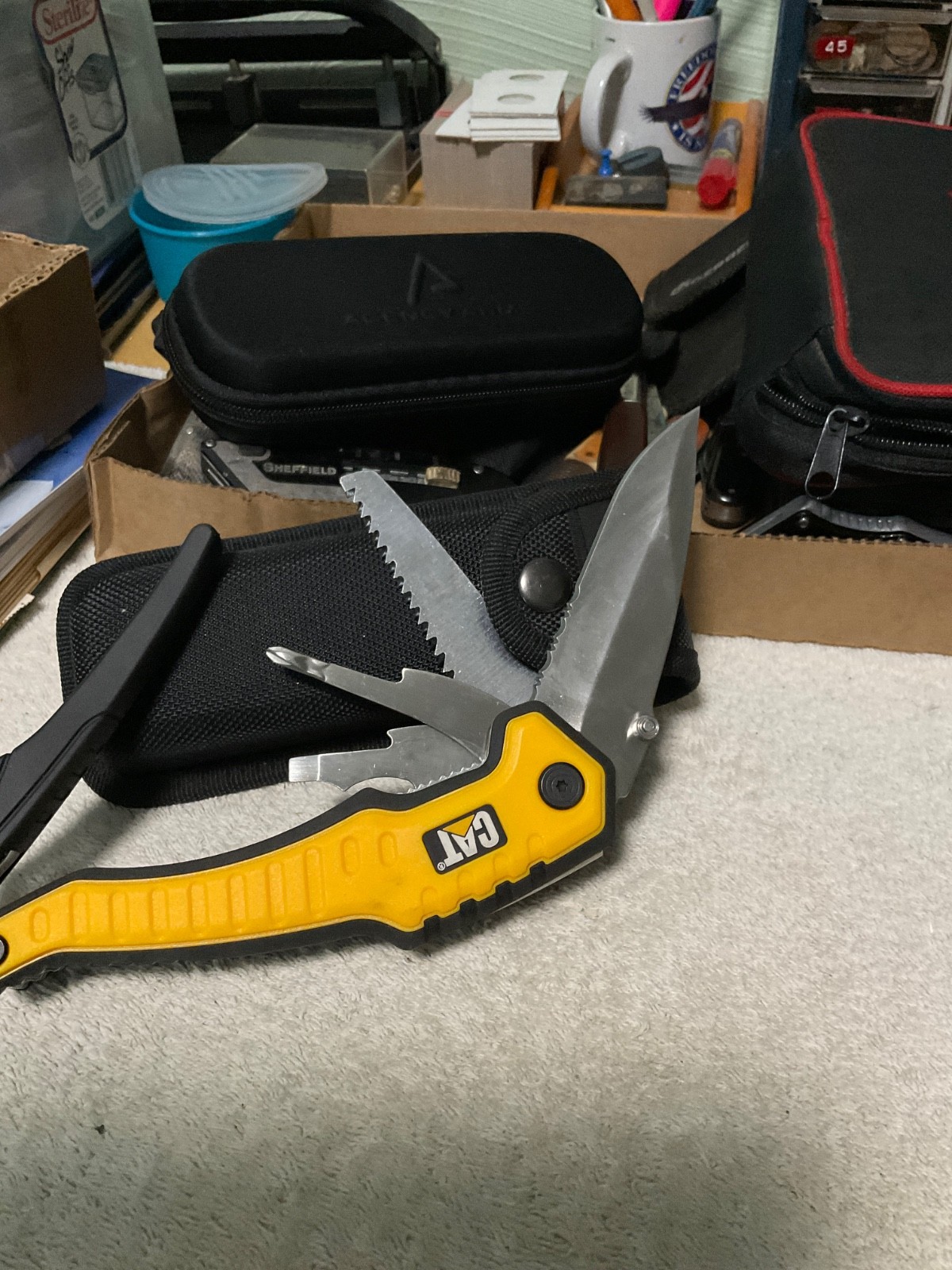 new CAT multitool with case.