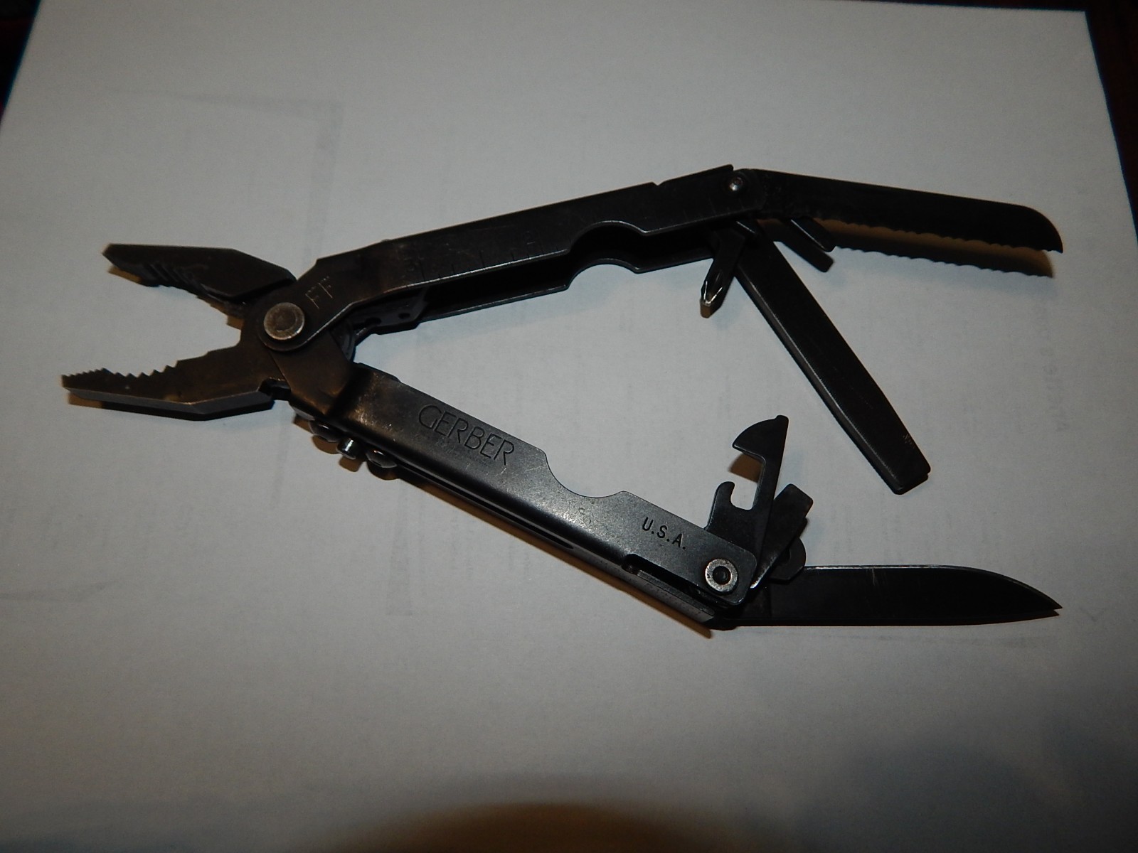 Gerber Multiplier Blunt Nose Black Stainless USA