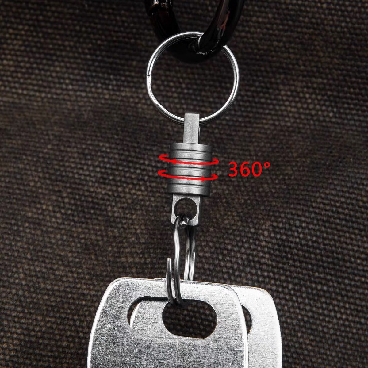 New EDC Mini Titanium Alloy Waterproof Case Portable Keychain Pendant Multi Tool
