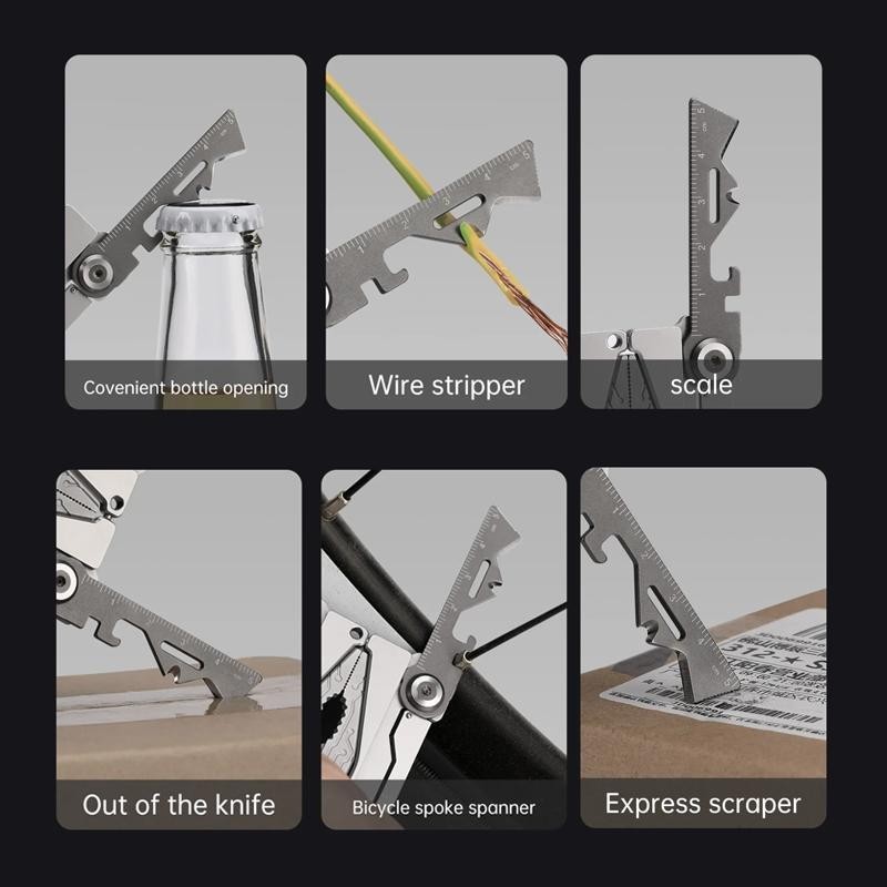 Alicate Nextool Silver Blade 14 en 1 EDC,alicates plegables de bolsi (NE20182)