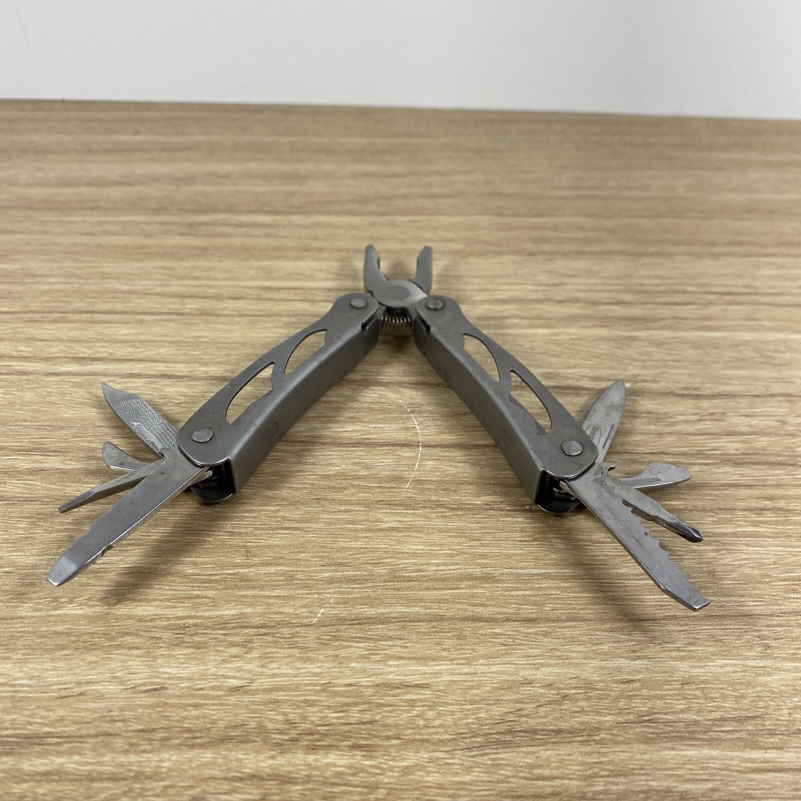 Vintage SHEFFIELD 8-Function Stainless Steel Folding Multi-Tool