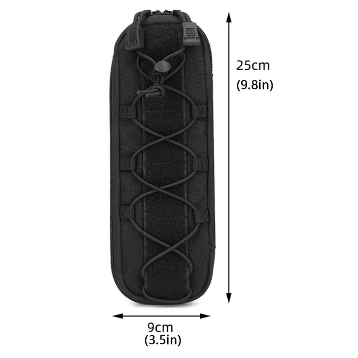 Tactical Molle Knife Sheath Bag Military Flashlight Holster Utility Tool Pouch