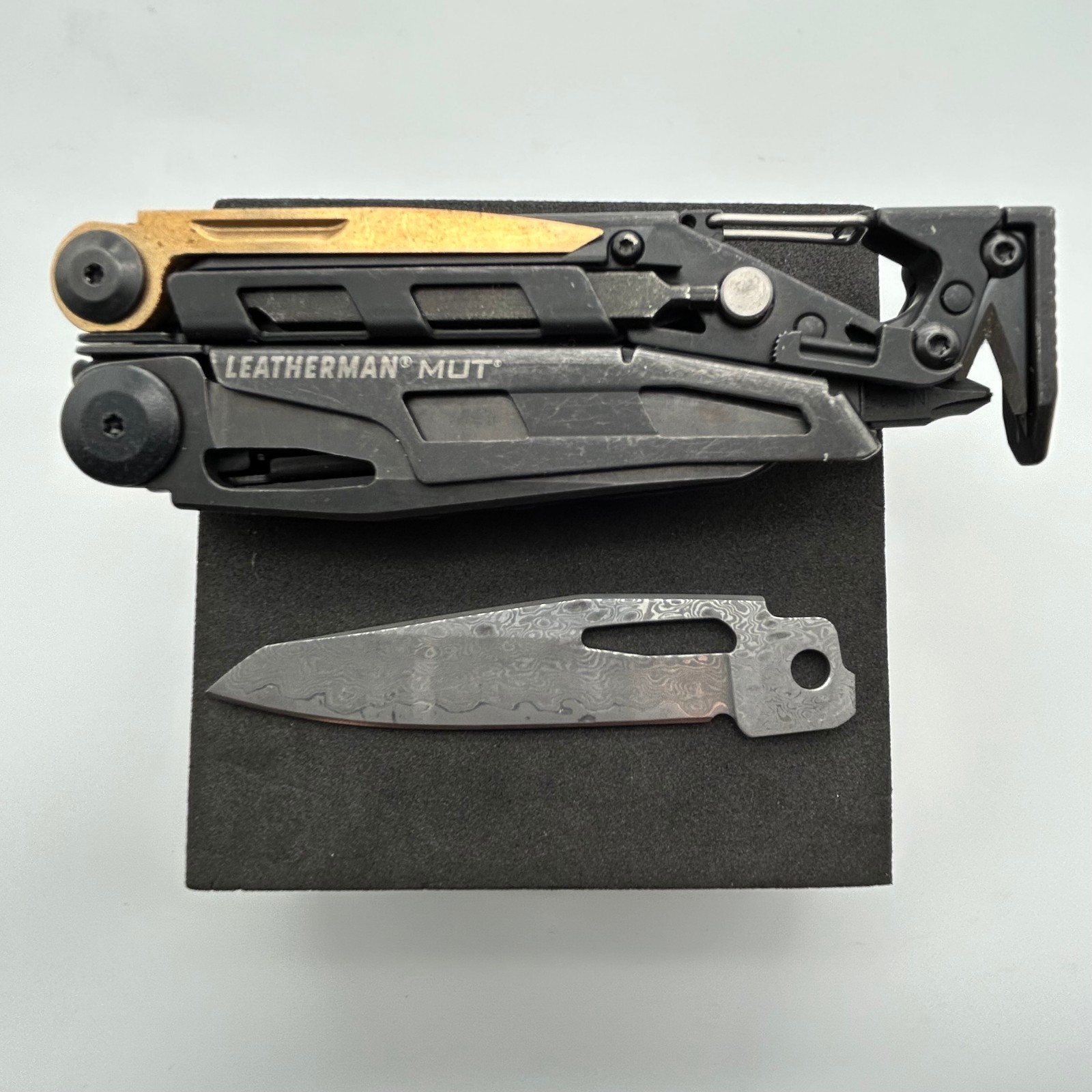[USA Stock] – VG10 Damascus Blade for Leatherman MUT, Knife Upgrade,Premium