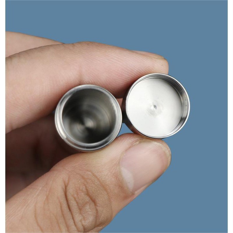 Waterproof Titanium Pill Holder Case Keychain Small Pill Box Container Organizer