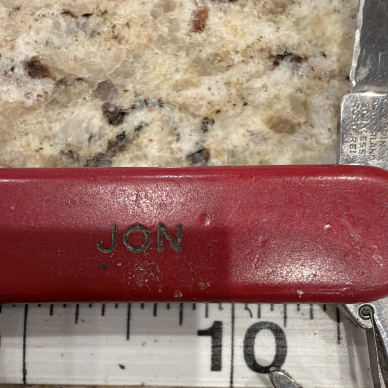Victorinox Multi-Tool Red Stainless Steel Knife Scissors File Opener Can Opener