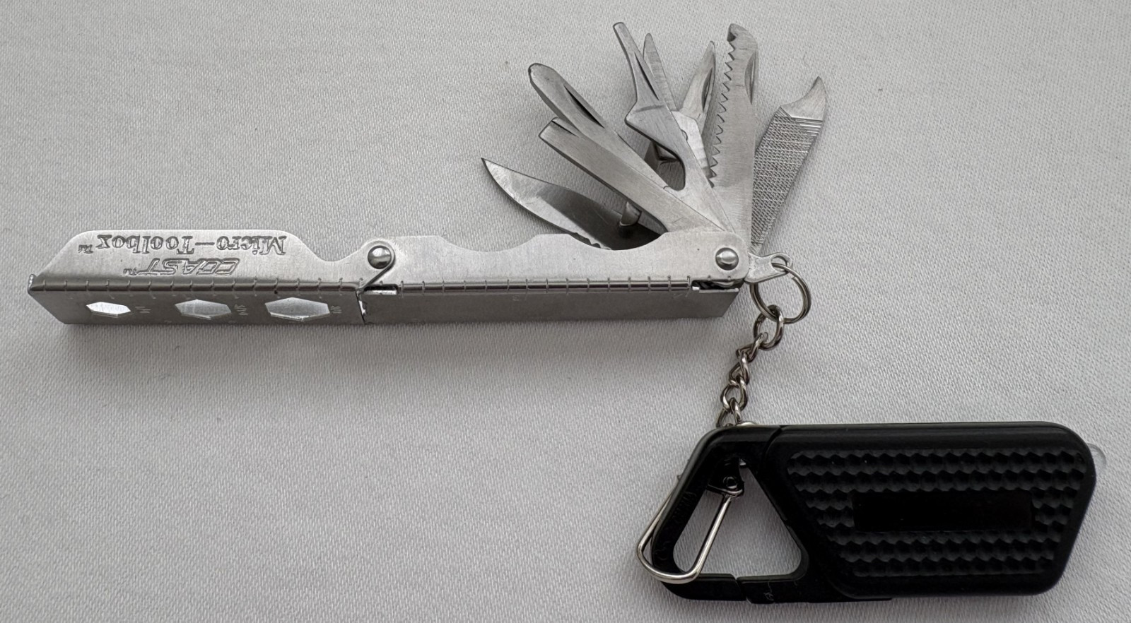 COAST MICRO TOOLBOX – Mutli Tool Knife Scissors File Bottle Opener Screwdriver