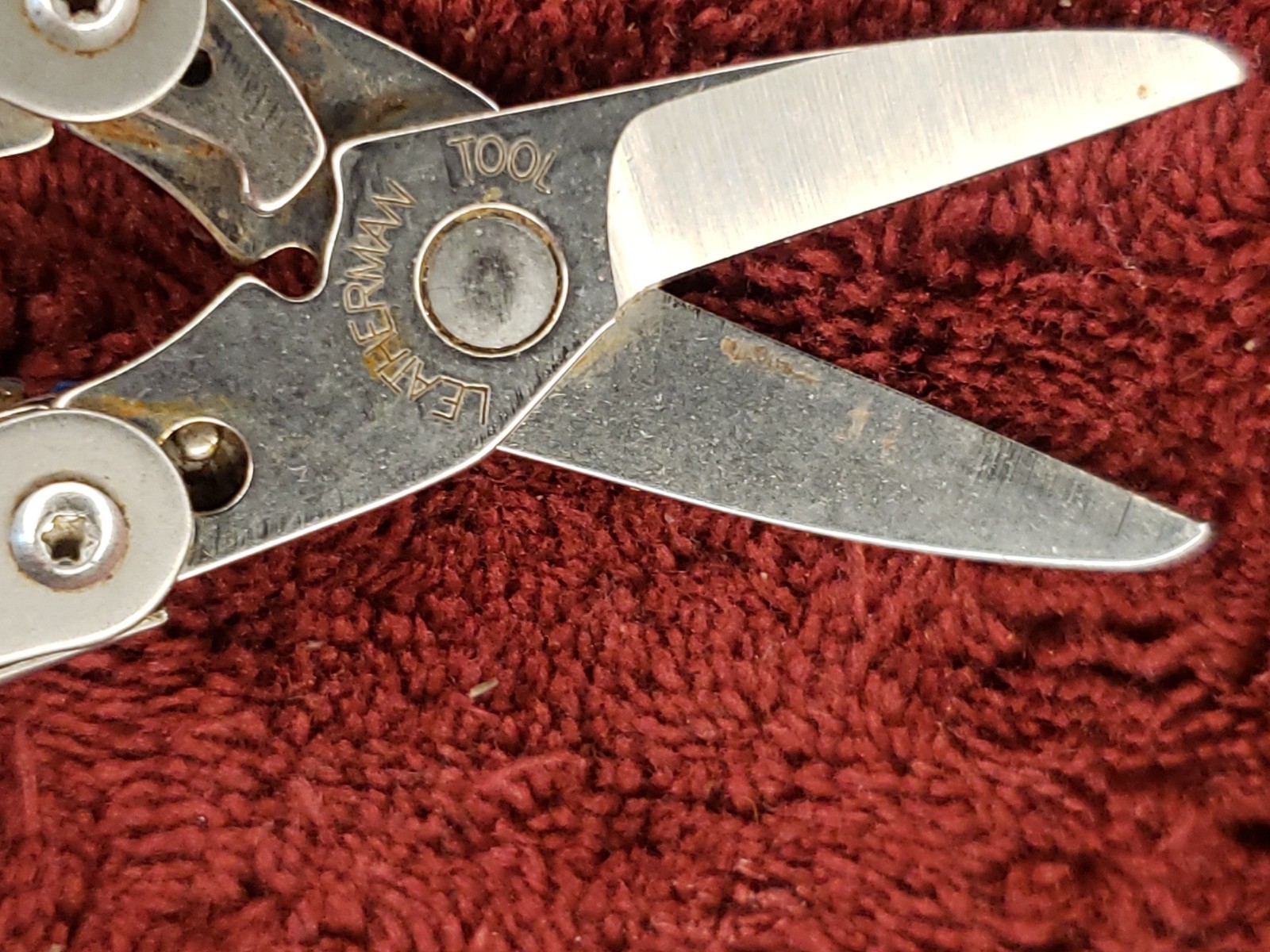 🔪🔪 Leatherman Style CS Multi Tool Blue Scissors