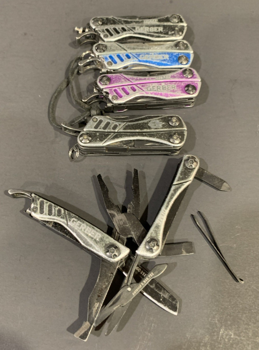 Gerber Dime Multi Tool Lot Of 5 USED