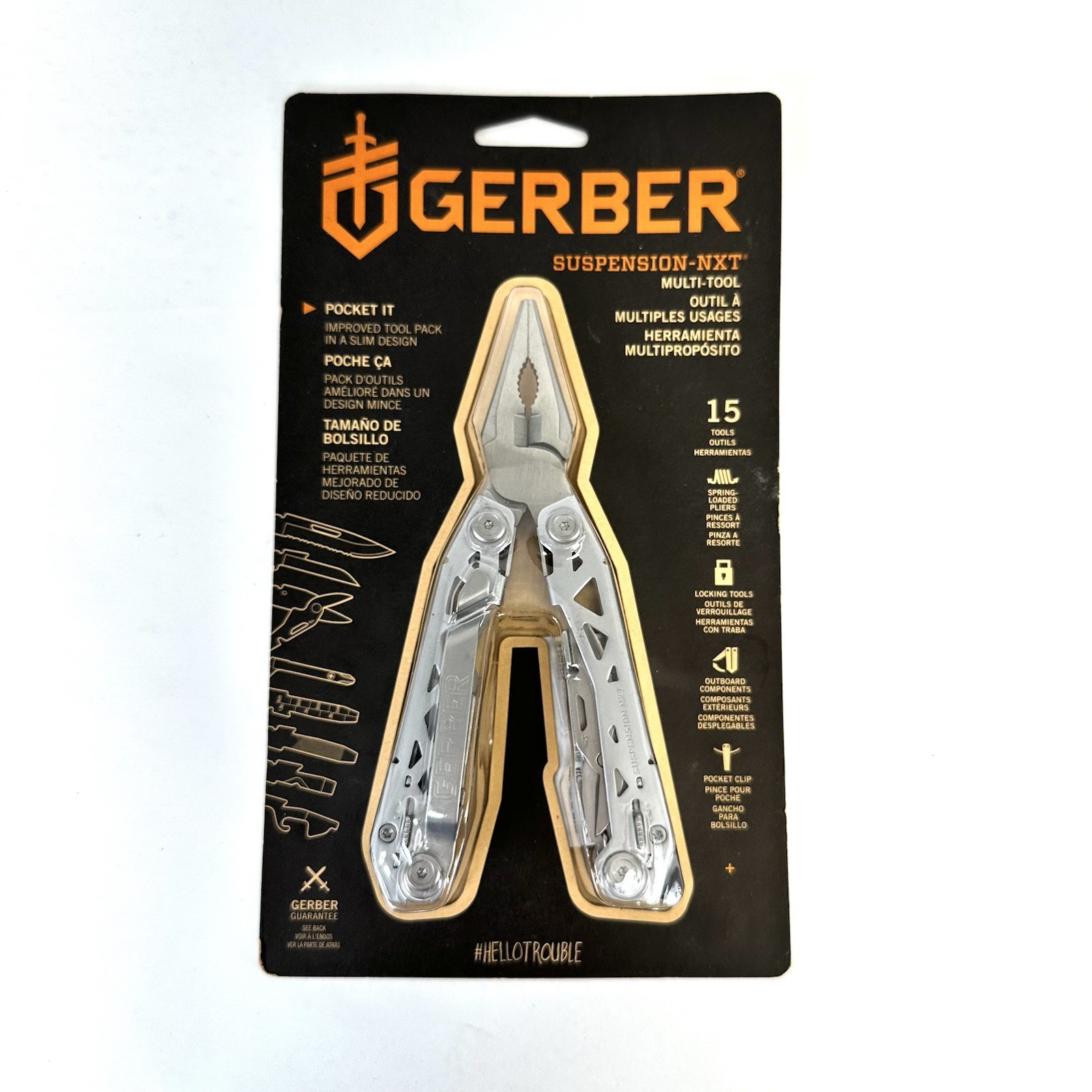 Gerber Suspension-NXT Stainless Steel Multi Tool 15 Tools 31-003889 NEW