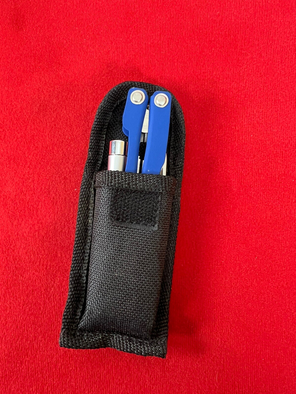 PROTOCOL 8 FUNCTION MINI MULTI TOOL WITH SHEATH – Pliers, Flashlight, Etc. – NOS