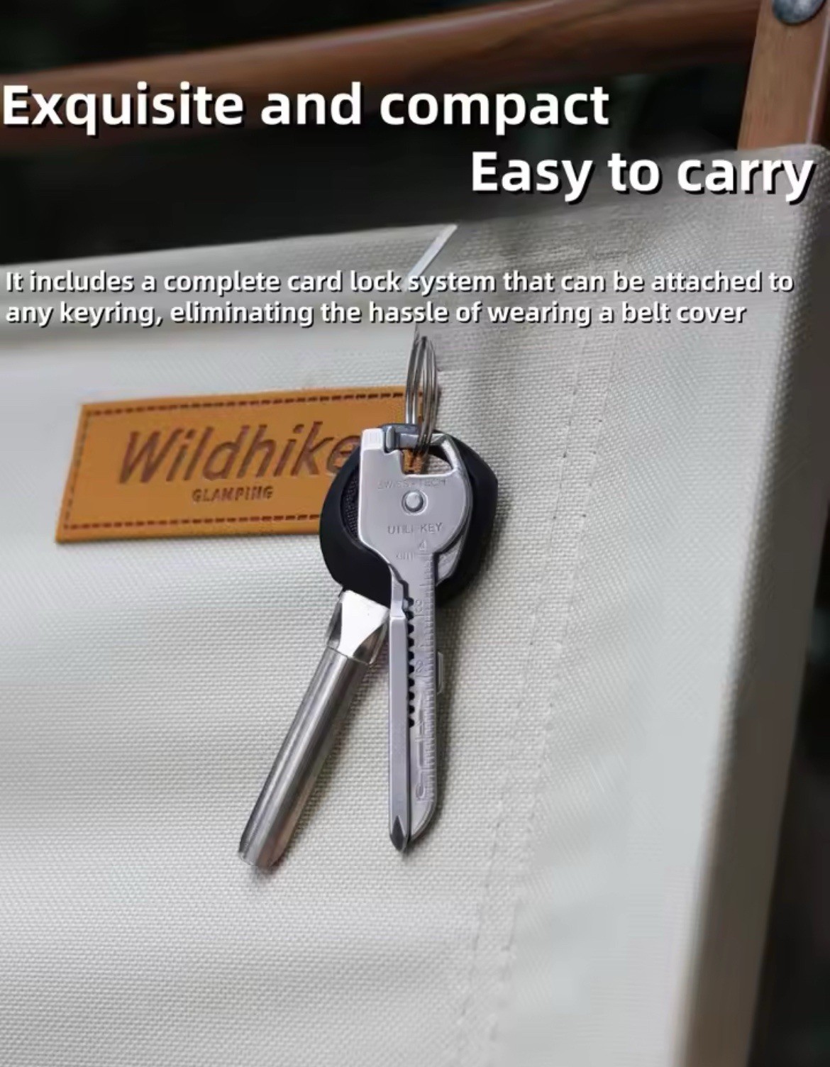 Multifunctional Multi-tool Keychain Folding Tool 6-in-1 Multitool