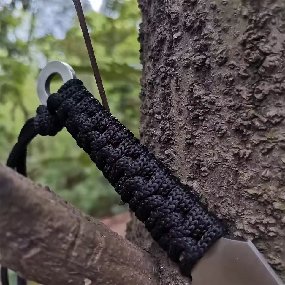 High Carbon Stainless Steel Utility Tool With Sheath Hunting Camping Survival