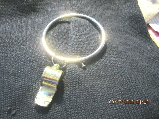 Brass Safety Attack Bracelet Whistle to Wear