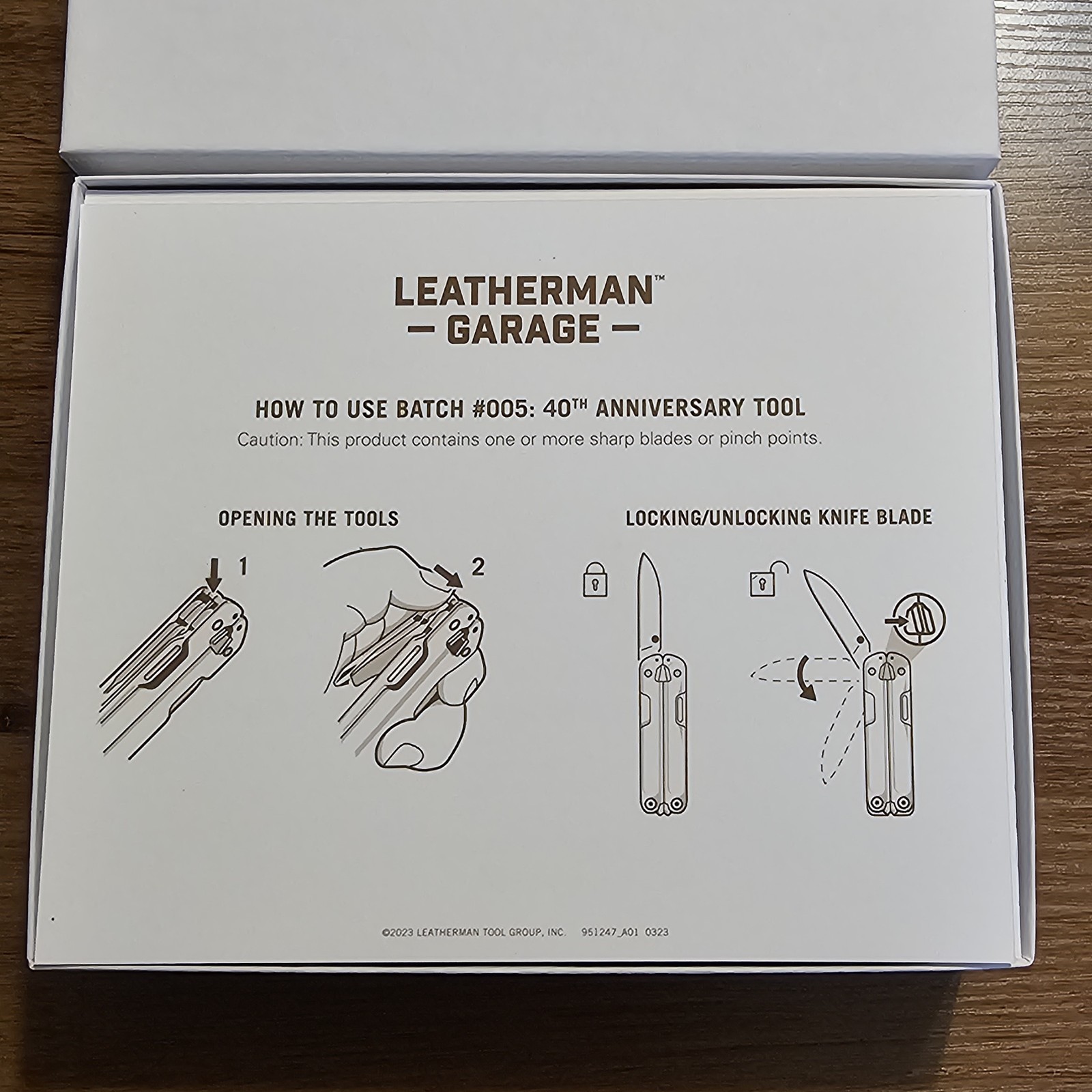 Gray Leatherman Garage Batch #005 40th Anniversary Tool Limited Rare – Brand New