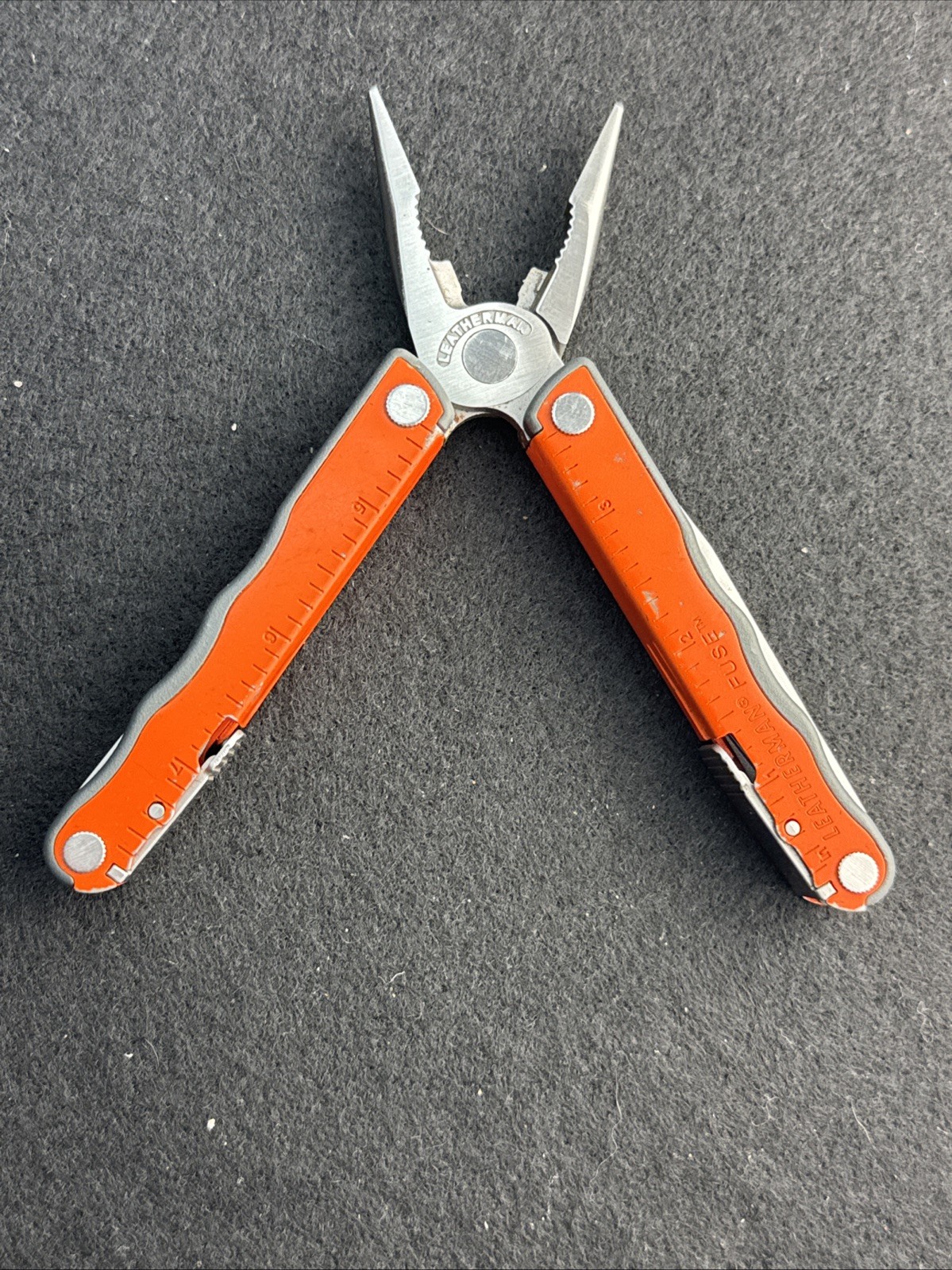 Limited Discontinued Leatherman Fuse Orange Multi-Tool Knife Plier