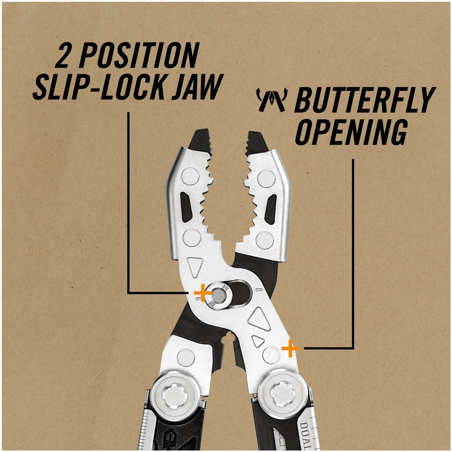 Gerber Dual Force Multi-Tool 12-in-1 Black Pliers Heavy Duty + Sheath NEW