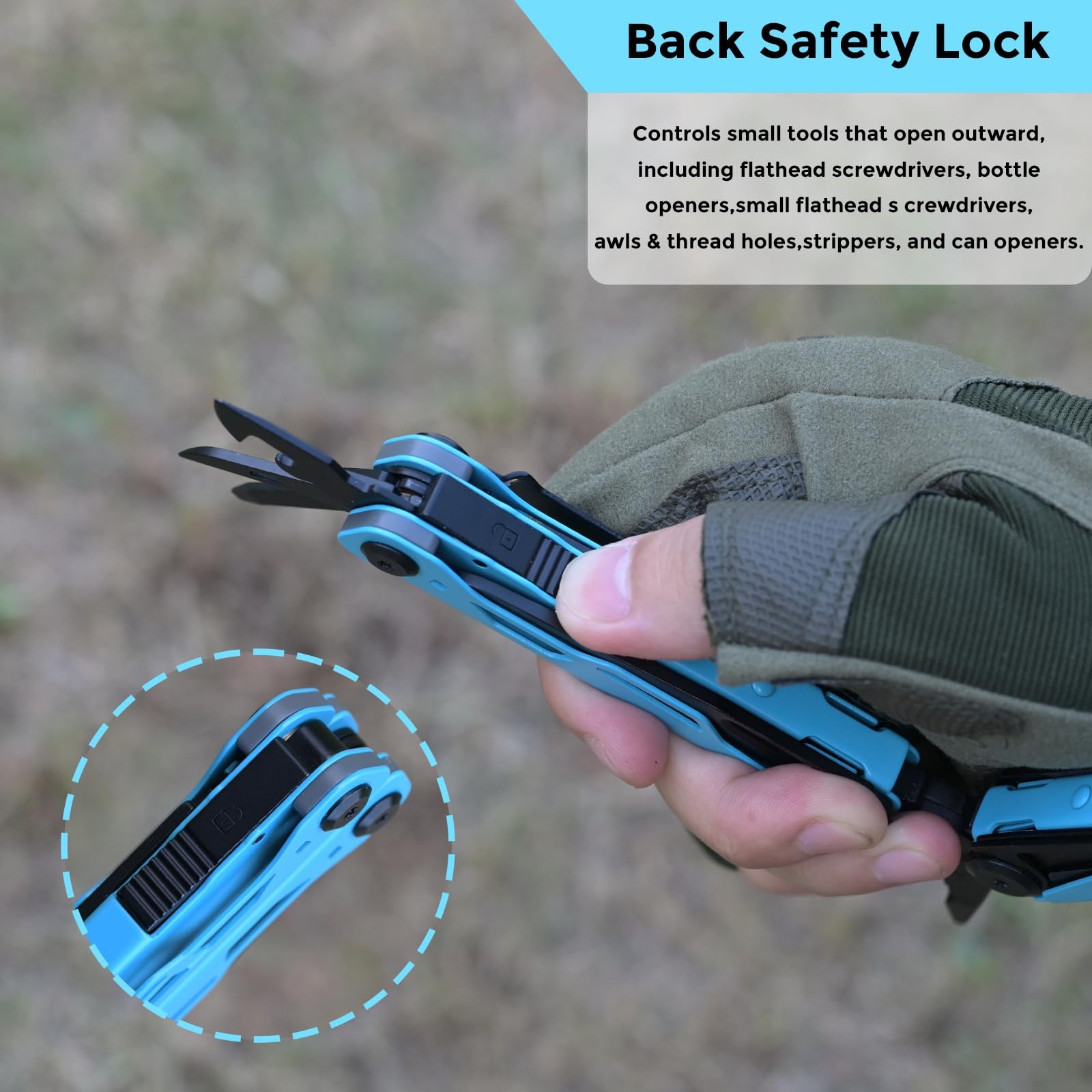 Multitool with Pocket Knife, 25-in-1 Stainless Steel Pliers and Screwdriver, …