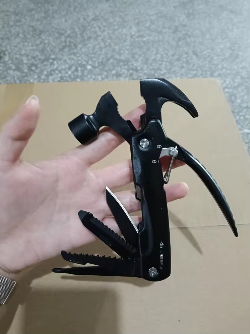 12in1 Multitool Hammer Pliers Knife Saw Stainless Steel Outdoor Camping Tool