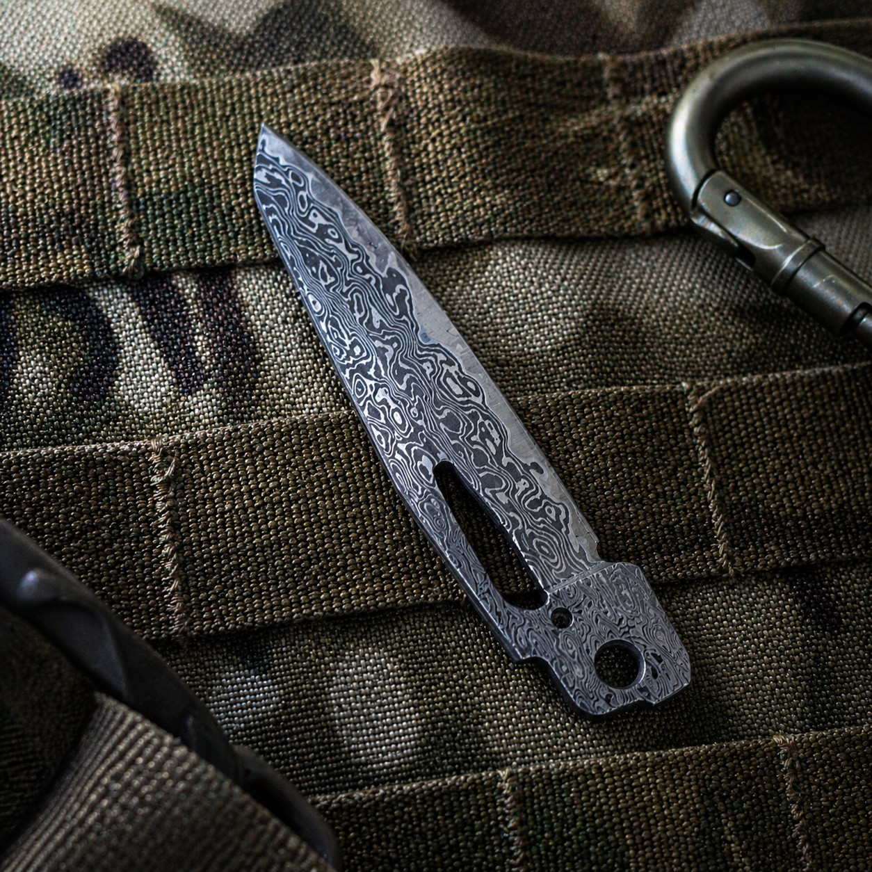 Custom VG10 Damascus Blade for LEATHERMAN MUT – CNC, 60HRC
