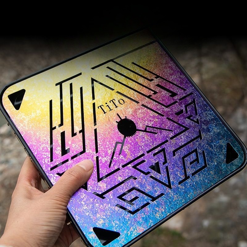 Titanium Metal Plate Matrix CNC Precision Crafted – PureTitanium.