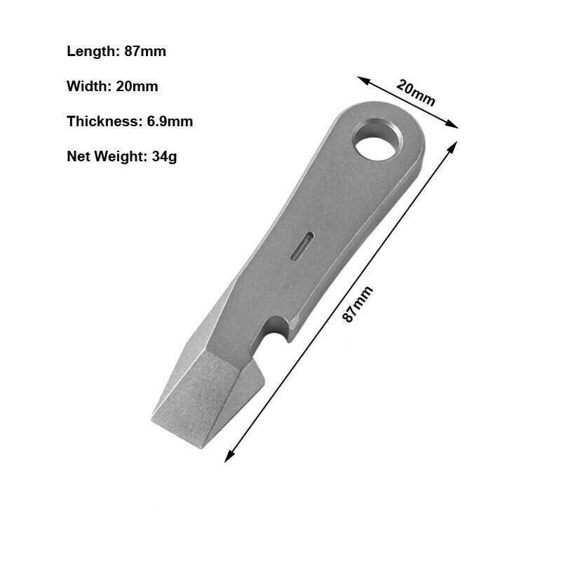 Alloy Outdoor Multi Tools Pry Bar Crowbar Opener Cutter Outdoor EDC New