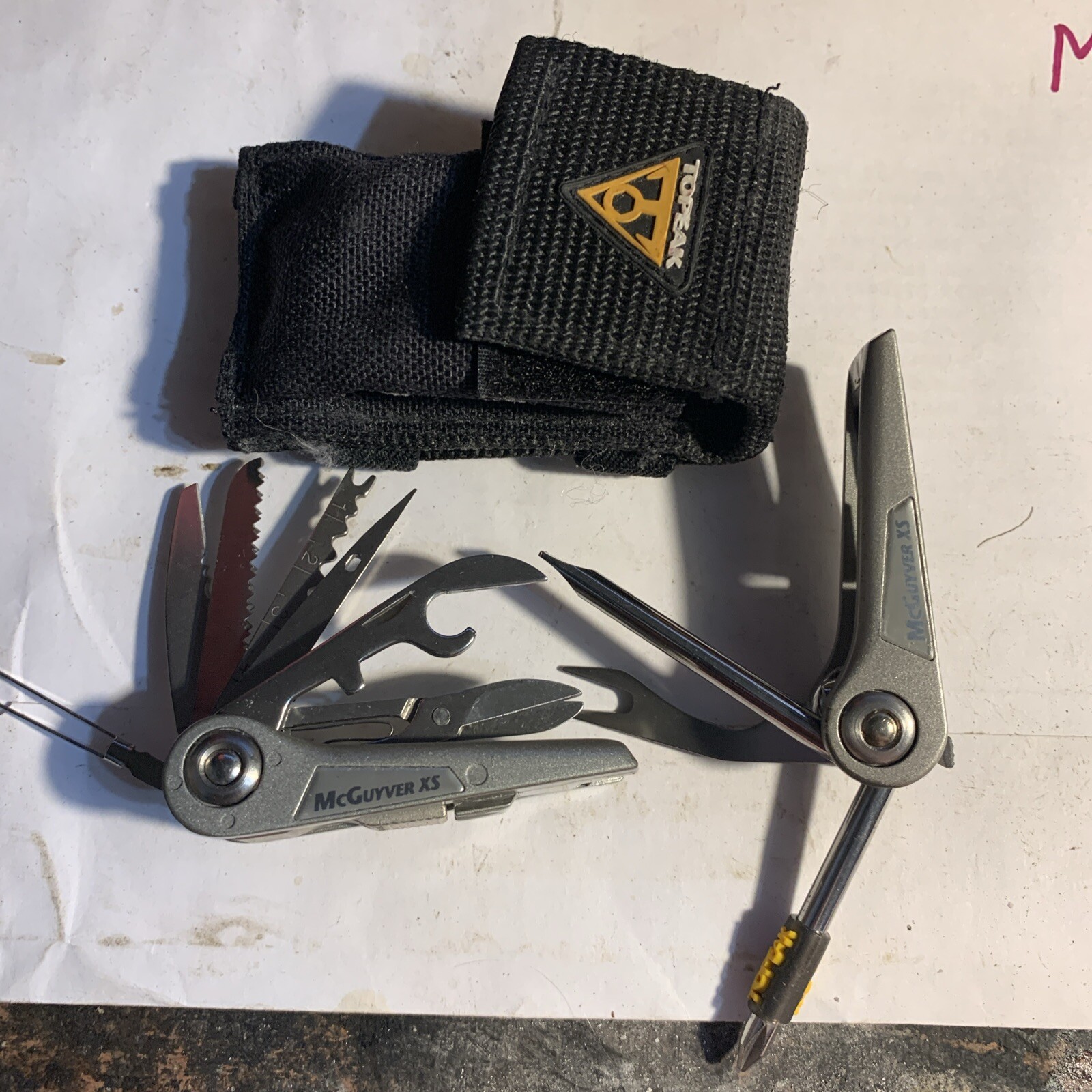 TOPEAK McGUYVER XS Multi-Tool Micro Mini Cycling Hiking MTB Camping Eddie Bauer