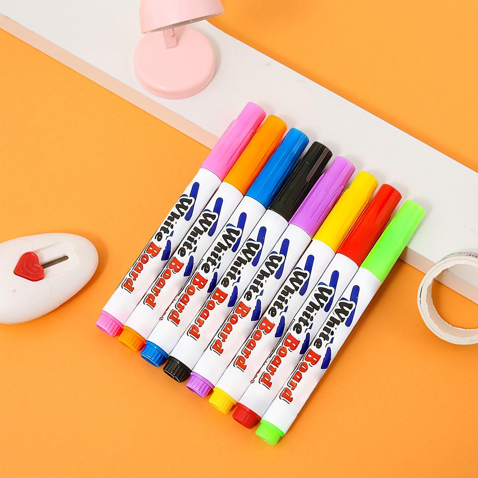 Water Floating Pens with Spoon, Magical Ink Art Set for Kids, Graffiti Drawing