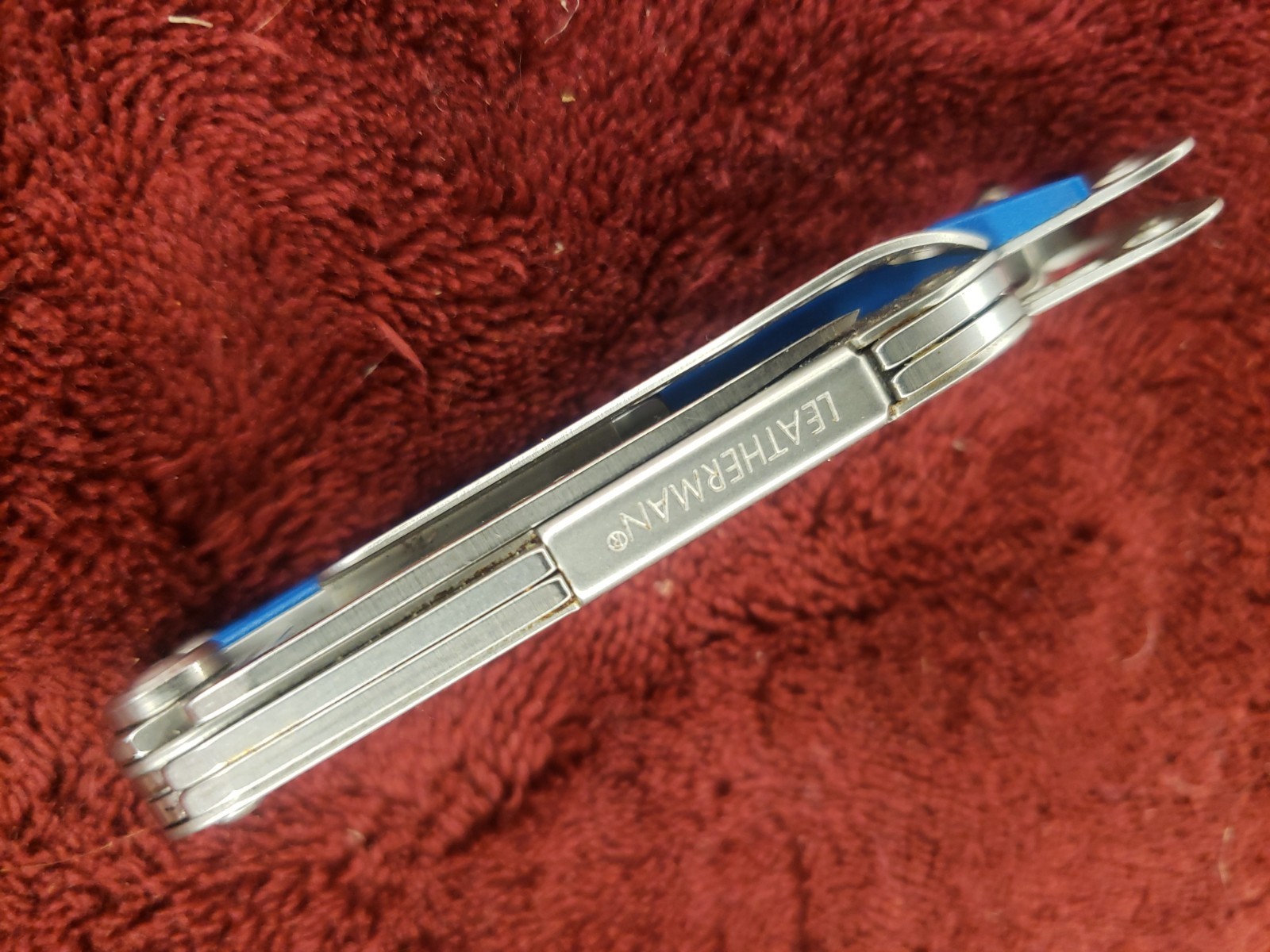 Leatherman Style CS Multi Tool Blue Scissors