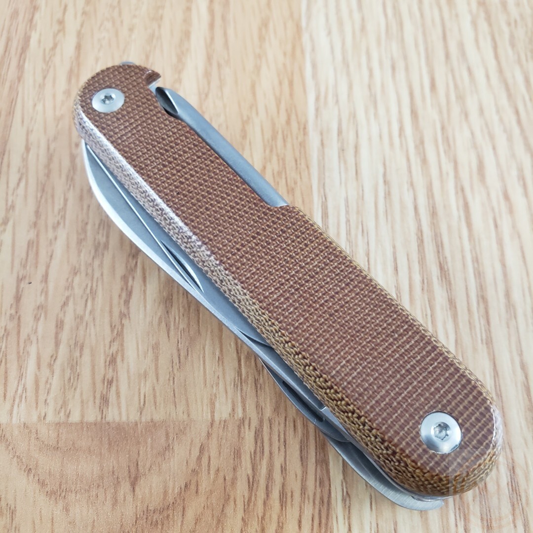 MKM-Maniago Knife Makers Malga 5 Multipurpose MagnaCut Steel Blades Nat Micarta