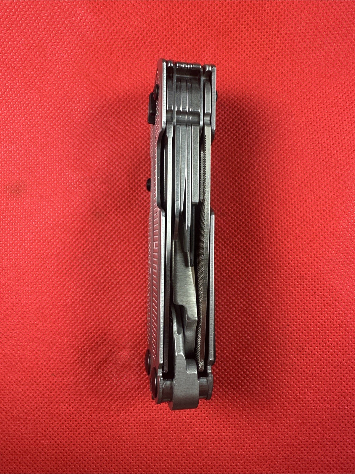 New Custom Black & Stainless Leatherman Free P4 w/ ARC Blade file Awl Mini bit!