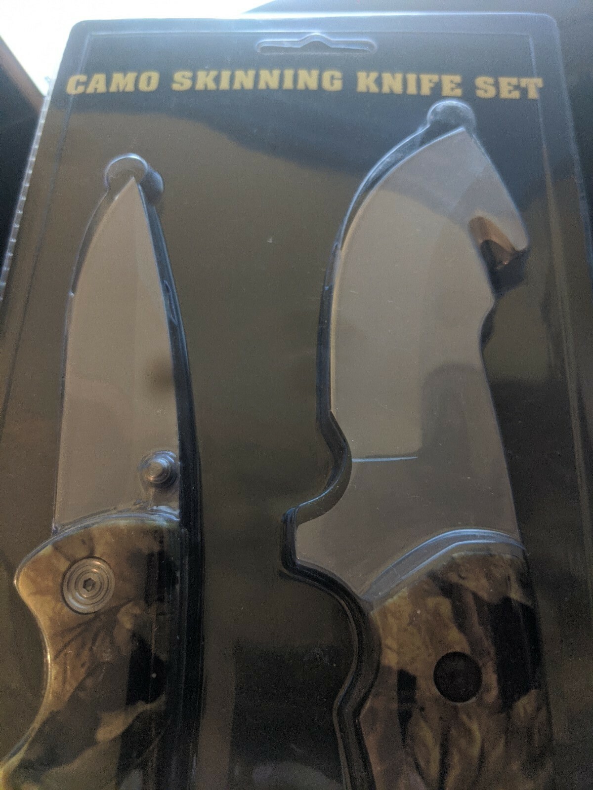 Rite Edge Camo 2 Piece Combo Knife Set New in Package #210811-Set 8-1/2″ 2pc/Lot