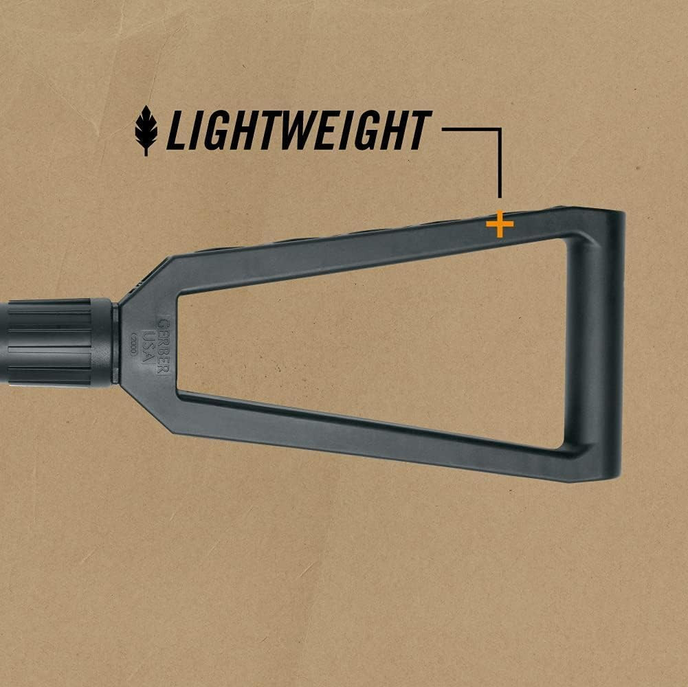 Gear Military Style Tactical Folding Spade E-Tool, Heavy-Duty All Purpose Campin
