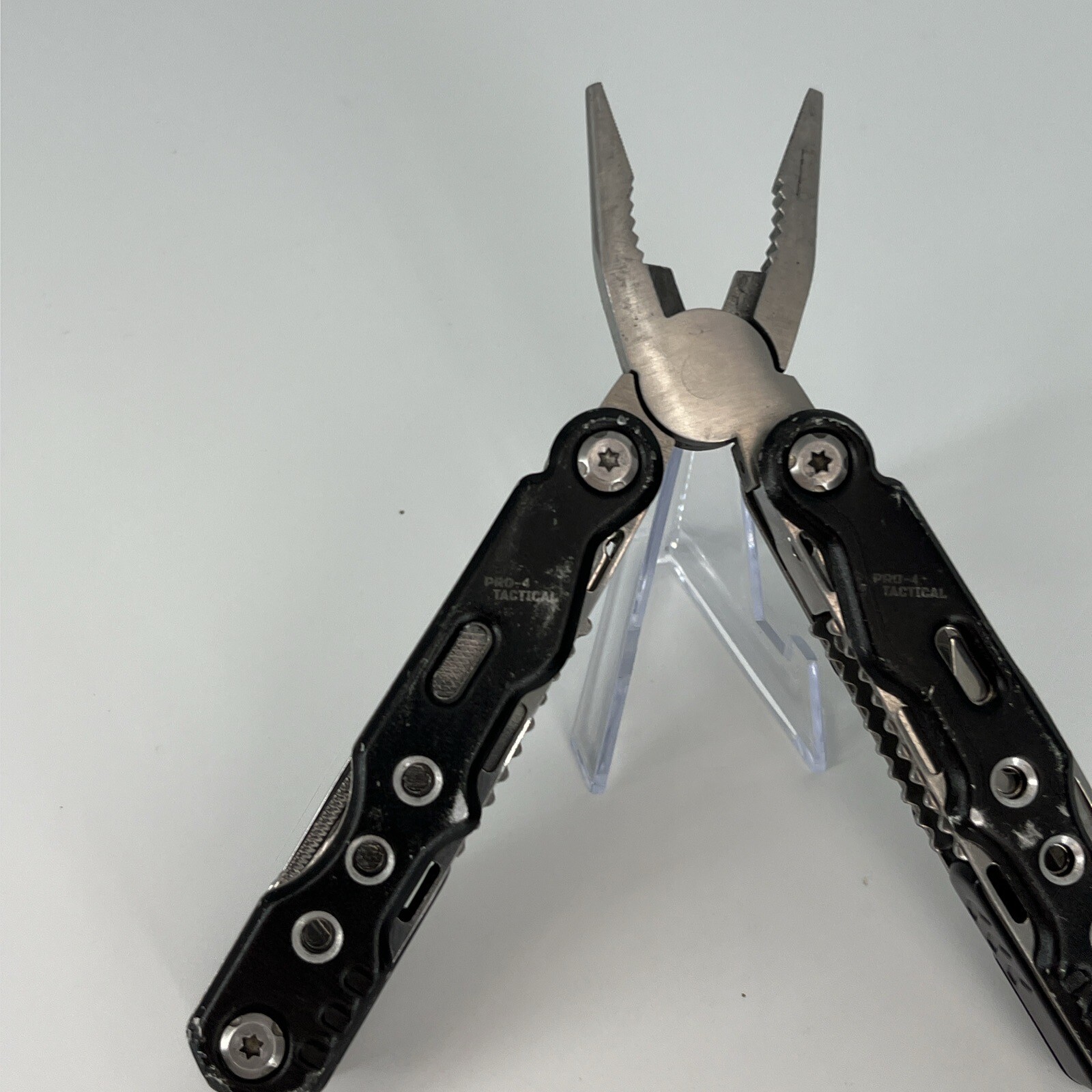 PRO-4 12 in 1 Tactical Multi Tool stainless steel knife pliers Outdoors Military