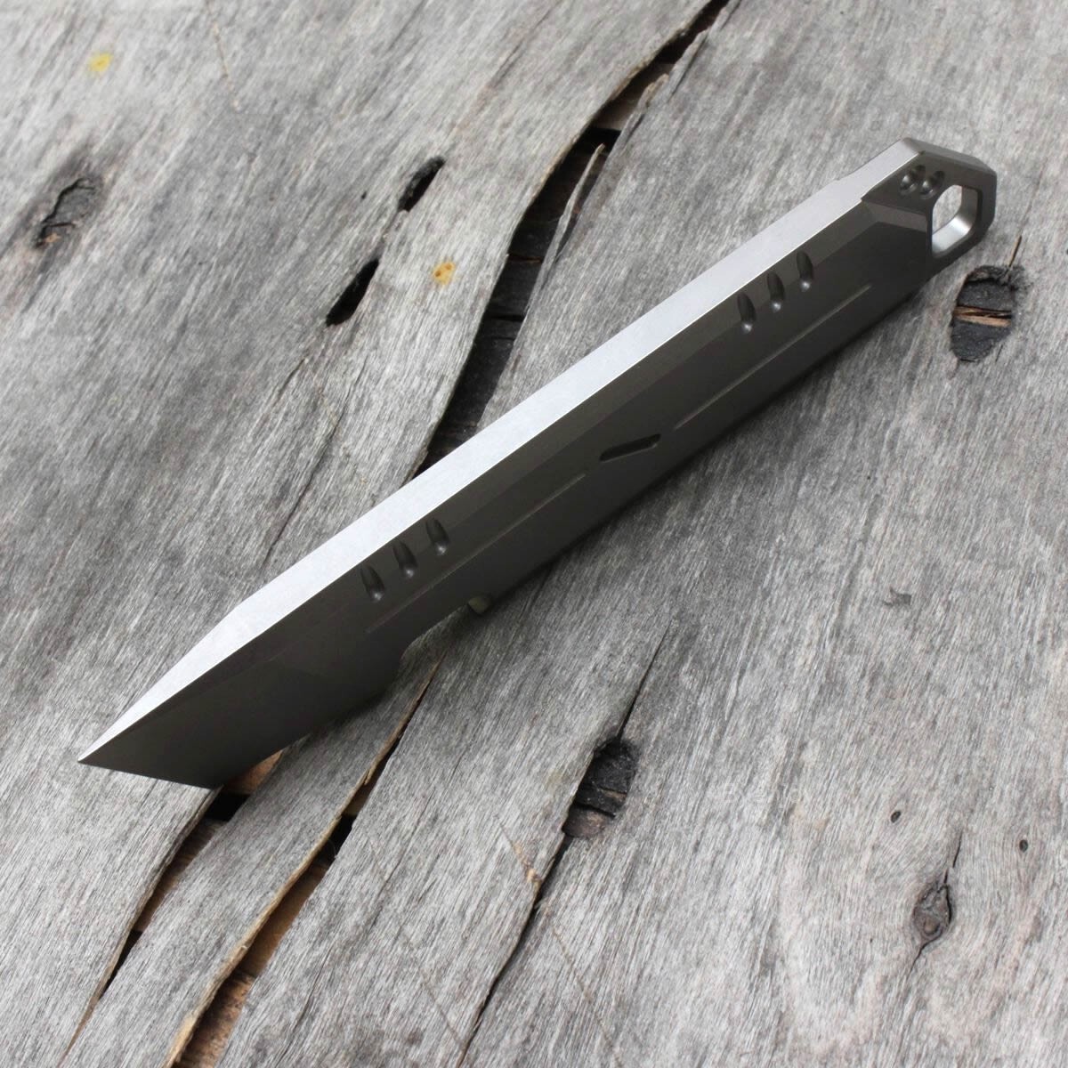 Titanium Crowbar Pry Bar Pocket EDC Pocket Tool Bottle Opener Pendant Open Box