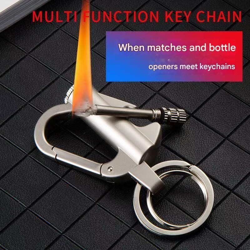 (Fuel Not included) 3-in-1 Multifunctional Keychain ,Bottle Opener