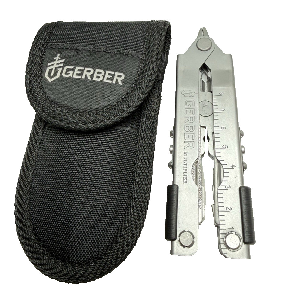 Gerber MP600 Multi-Plier Multi Tool 12-in-1 Stainless Steel 6-5/8″ Open