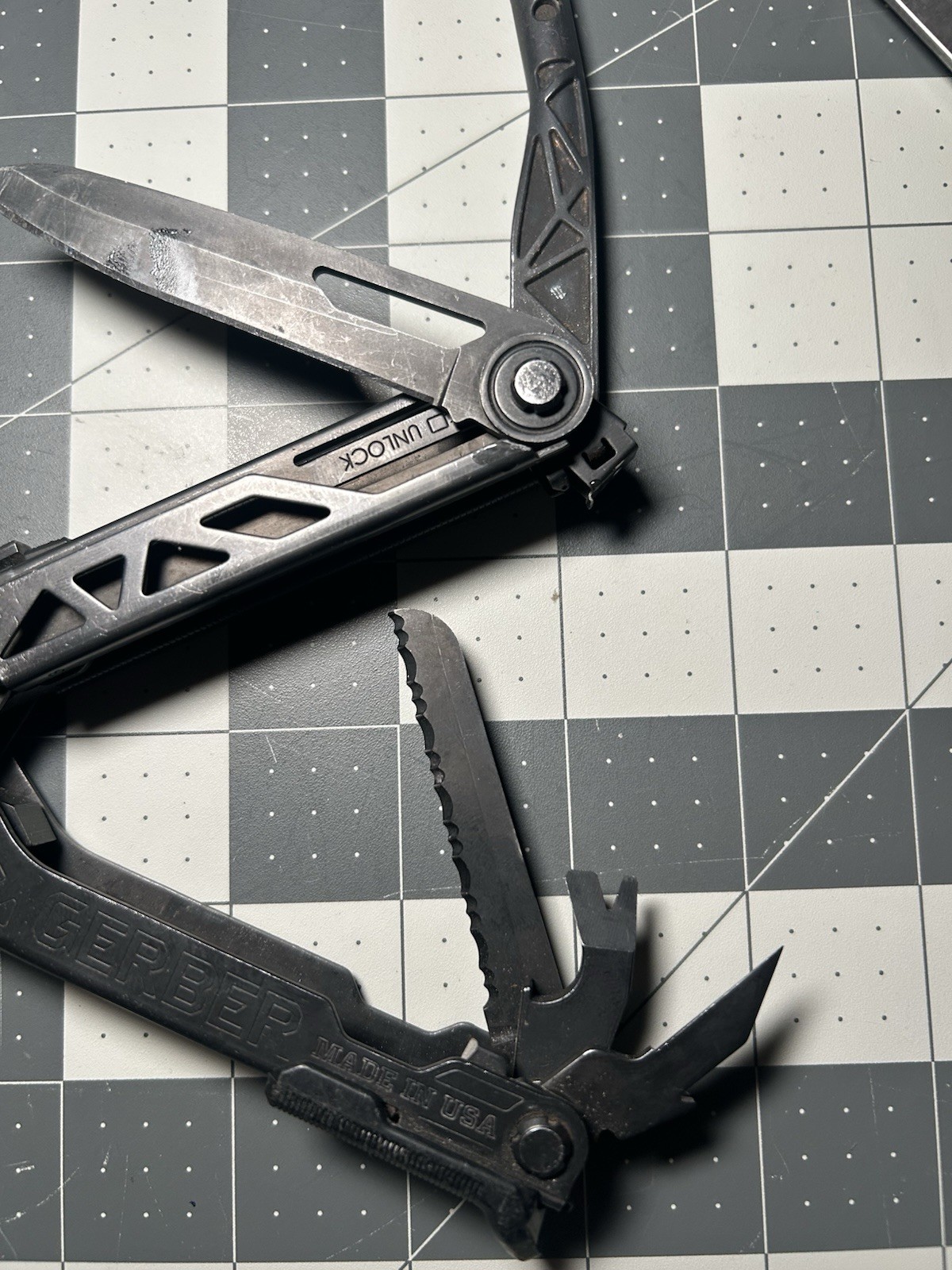 Gerber Center Drive Multi-Tool and Fast Ball Knife USA Made, And Civivi Axis